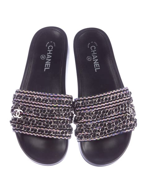 Chanel Tropiconic Slides 